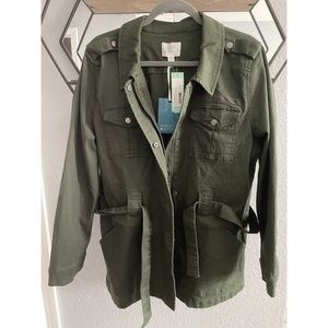 Market & Spruce Bambi Belted Cargo Jacket